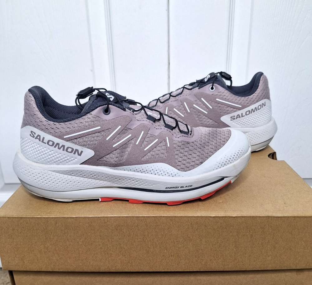 Salomon Pulsar Trail Quail Lunar Rock size 7.5 Women's